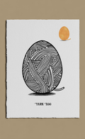 Illustration of a yarn ball labeled 'Yarn Egg' on a white background