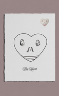 Heart-shaped face drawing with 'Big Heart' text on a white background
