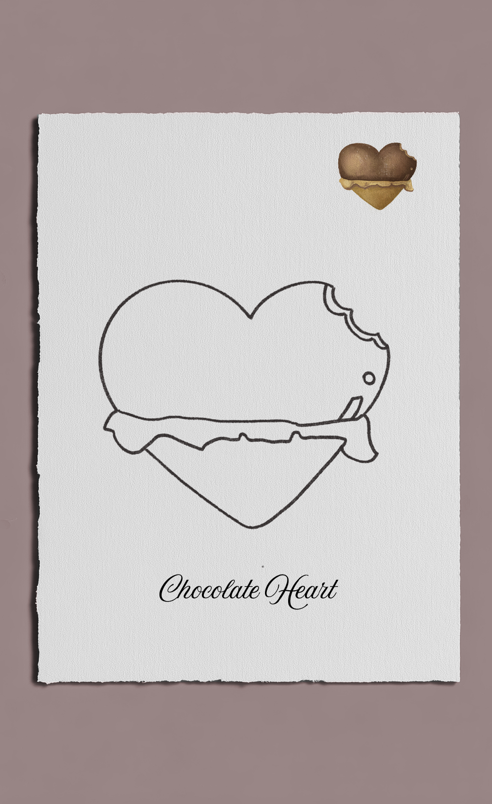 Valentine Hearts - Chocolate